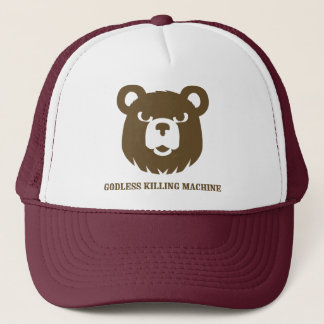 bears godless killing machines humour funny tshirt trucker hat