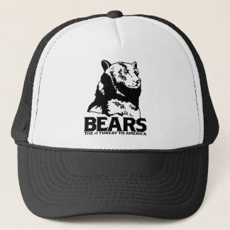 bears godless killing machines humour funny tshirt trucker hat