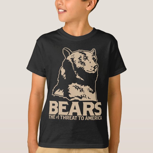 bears godless killing machines T-Shirt (Front)