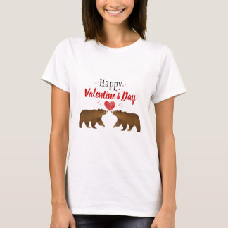 Bears & Hearts Saint-Valentin T-shirt