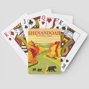 Bears in Shenandoah NP Playing Cards