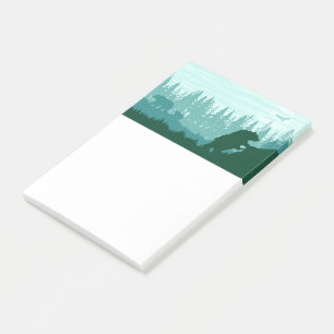 Bears in the Wilderness post-it notes