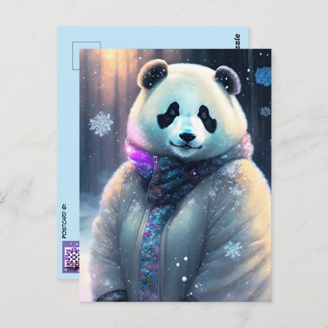 Bears in Winter, Postcrossing Postcard (Front/Back)