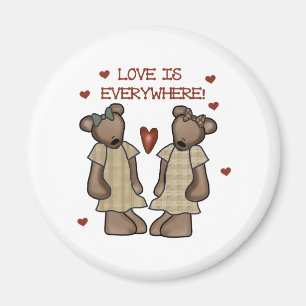Bears Love is Everywhere Magnet