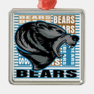 Bears Metal Ornament