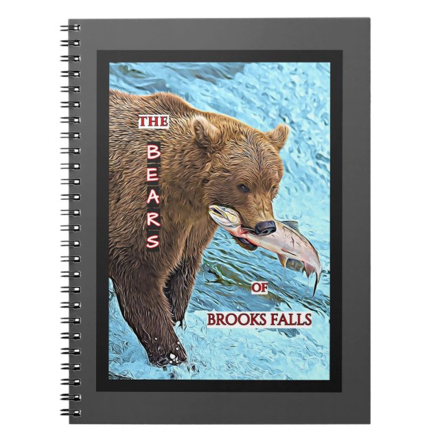 Bears of Brooks Falls Blank Notebook (Front)