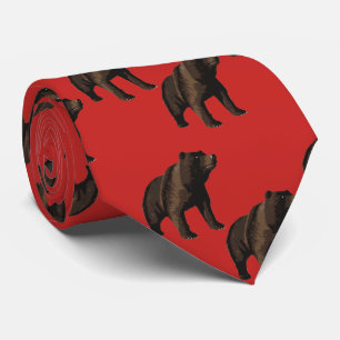 Bears on Any Colour Necktie