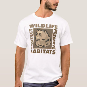 Bears - Protect Wildlife Preserve Habitats T-Shirt