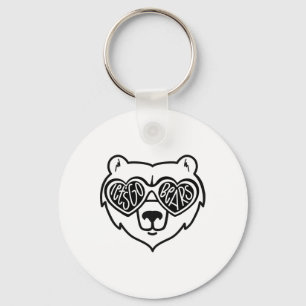 Bears School Sports Fan Team Spirit Keychain
