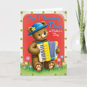 Bears Sweet Mothers Day Accordion Card