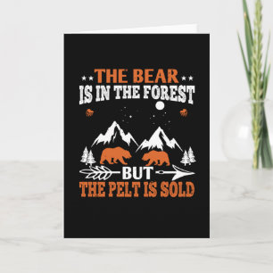 Bears - The Bear Is In The Forest Card