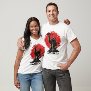 Bearstorm City Rampage Art T-Shirt