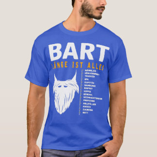 Beart Carrier Bearded Gift Beards Lengths Men Mens T-Shirt
