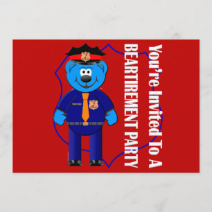 Beartirement Inivtation Invitation