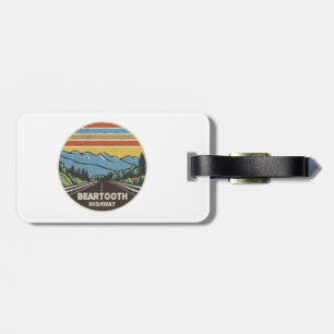 Beartooth Highway Montana Wyoming Mountains Luggage Tag