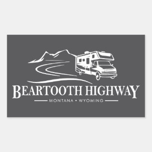 Beartooth Highway Recreational Vehicle Sticker