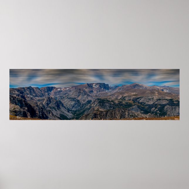 Beartooth Mountains Panoramic Print (Front)