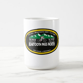 BEARTOOTH PASS NORTH- RED LODGE, MT -"OVAL" COFFEE MUG