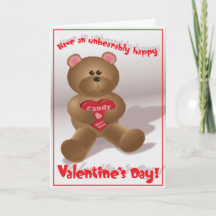 Beary bon Valentine - carte de voeux