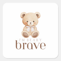 beary brave childhood cancer sick kids cute bear