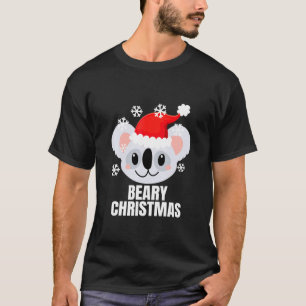 Beary Christmas Koala Bear Australia Xmas Koala T-Shirt