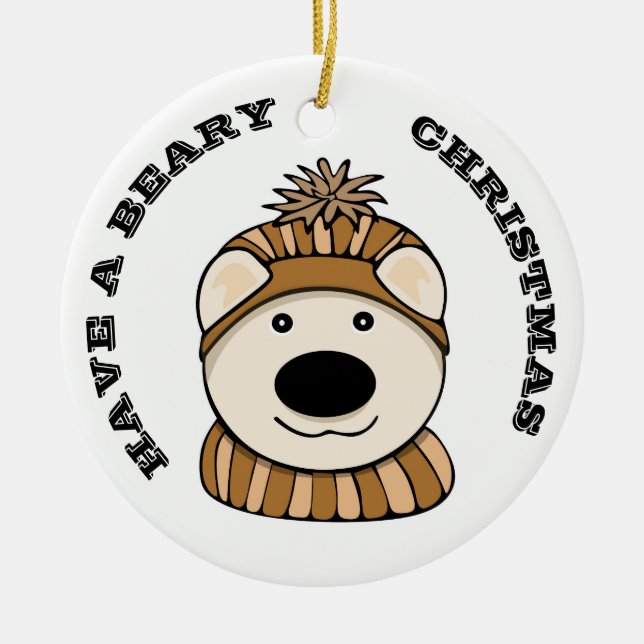 BEARY Christmas Ornament (Front)