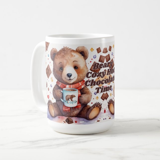Beary Cozy Hot Chocolate Time mug (Front Left)