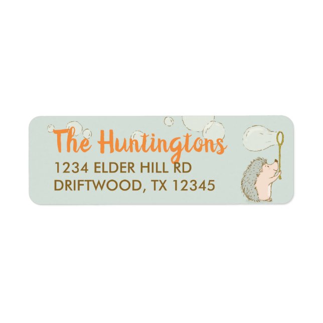 Beary cute Return Address Label (Front)