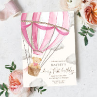 Beary First Teddy Bear Hot Air Balloon Birthday