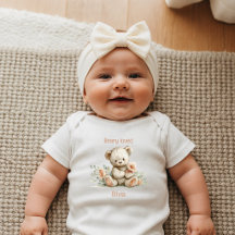 Beary Loved Teddy Bear Personalized Newborn