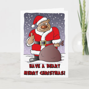 Beary Merry Christmas card