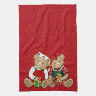 Beary Merry Christmas Kitchen Towel