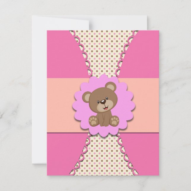 Beary Special Celebration Invitation (Front)