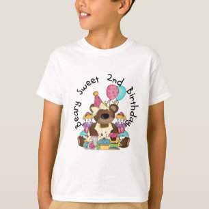 Beary Sweet 2nd Birthday T-shirts and Gifts