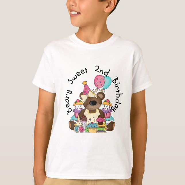 Beary Sweet 2nd Birthday T-shirts and Gifts (Front)