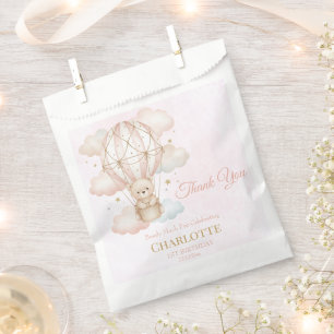 Beary Sweet Hot Air Balloon 1st Birthday Favour Bag