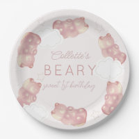 Beary Sweet Pink Gummy Bear Girl Birthday