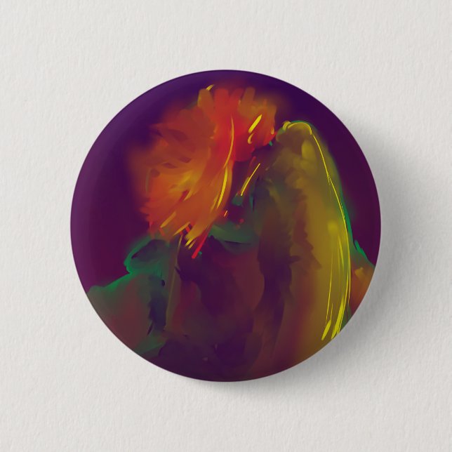 Beast 2 Inch Round Button (Front)