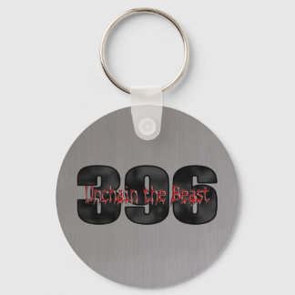 beast 396 big block brushed steel keychain