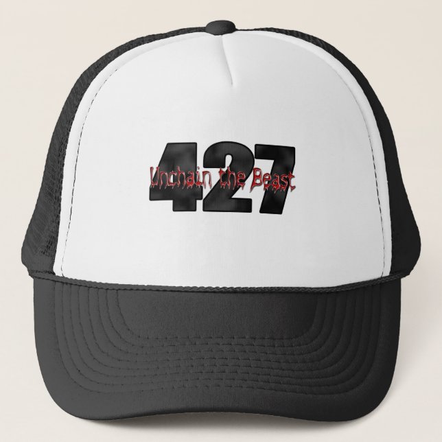 beast 427 big block trucker hat (Front)
