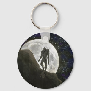 Beast at Full Moon Keychain