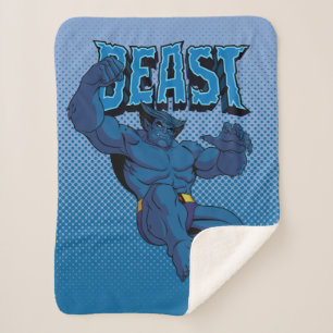 Beast Character Pose Sherpa Blanket