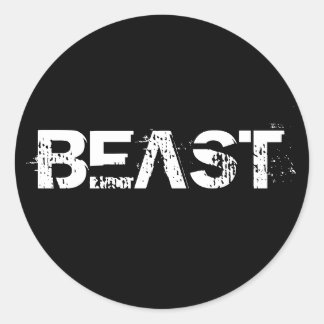 BEAST CLASSIC ROUND STICKER