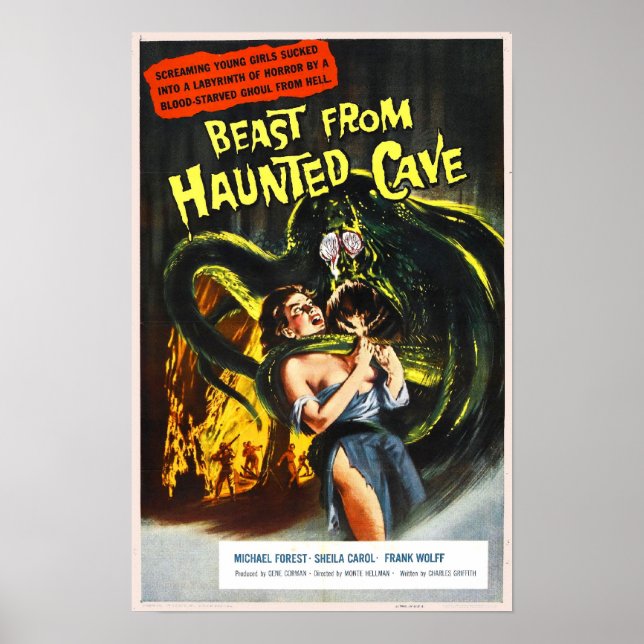 Beast from Haunted Cave Poster (Front)