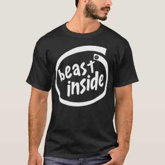 Beast Inside 	 Workout Gym Fitness Weightlifting M T-Shirt