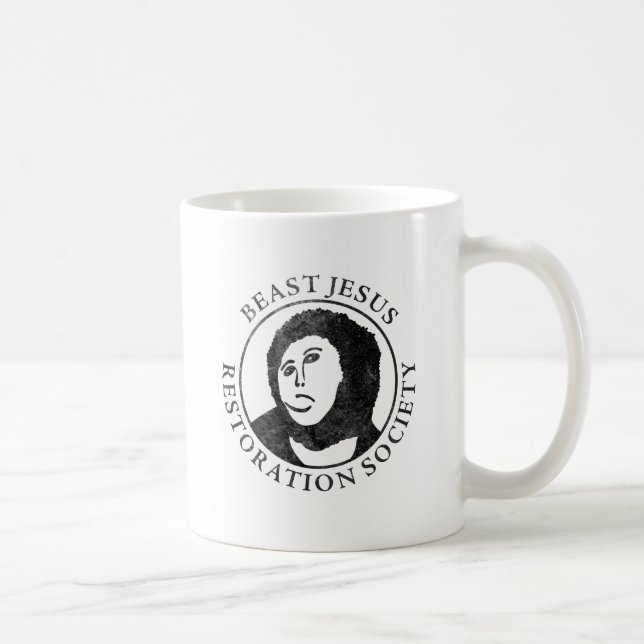 Beast Jesus Restoration Society Coffee Mug (Right)