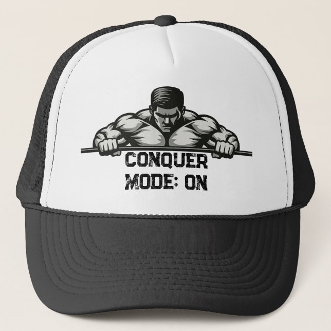 Beast Mentality Cap  Dumbbell Art  Strength Life (Front)