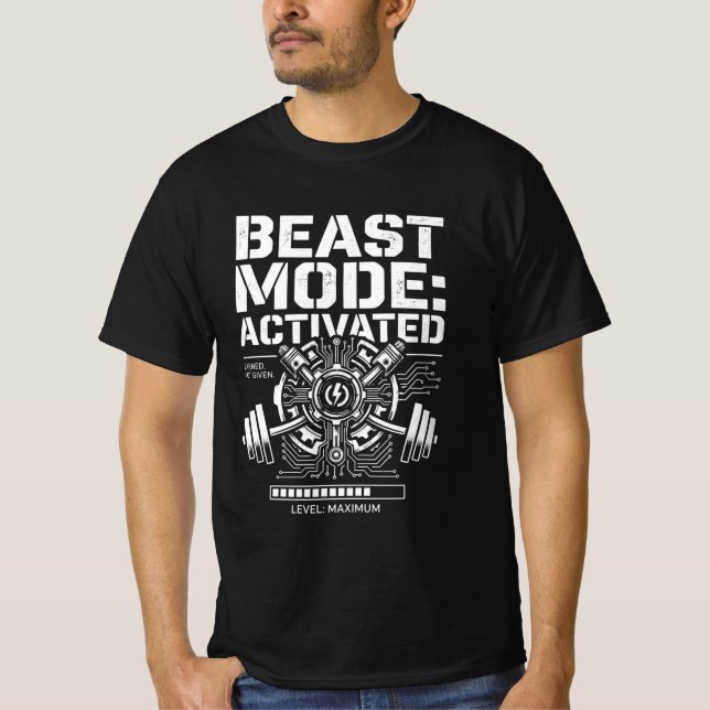 Beast mode activitated  T-Shirt (Front)
