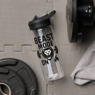  Beast Mode On – Motivational Sports Water Bottle