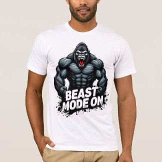 Beast Mode On – Power Unleashed Gym Tee